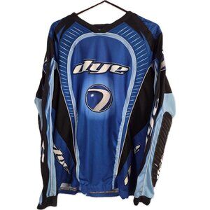Dye Paintball Jersey Mens Core Division 04 Long Sleeve Blue Vintage Size XL